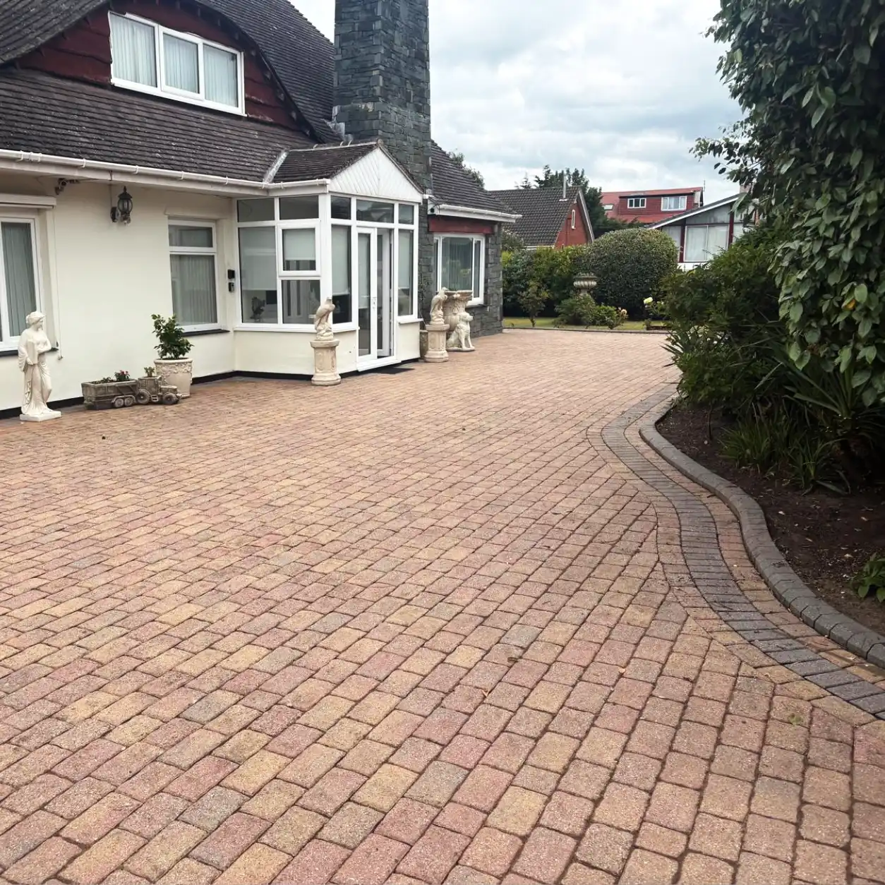 Driveway pressure Washed in Southport